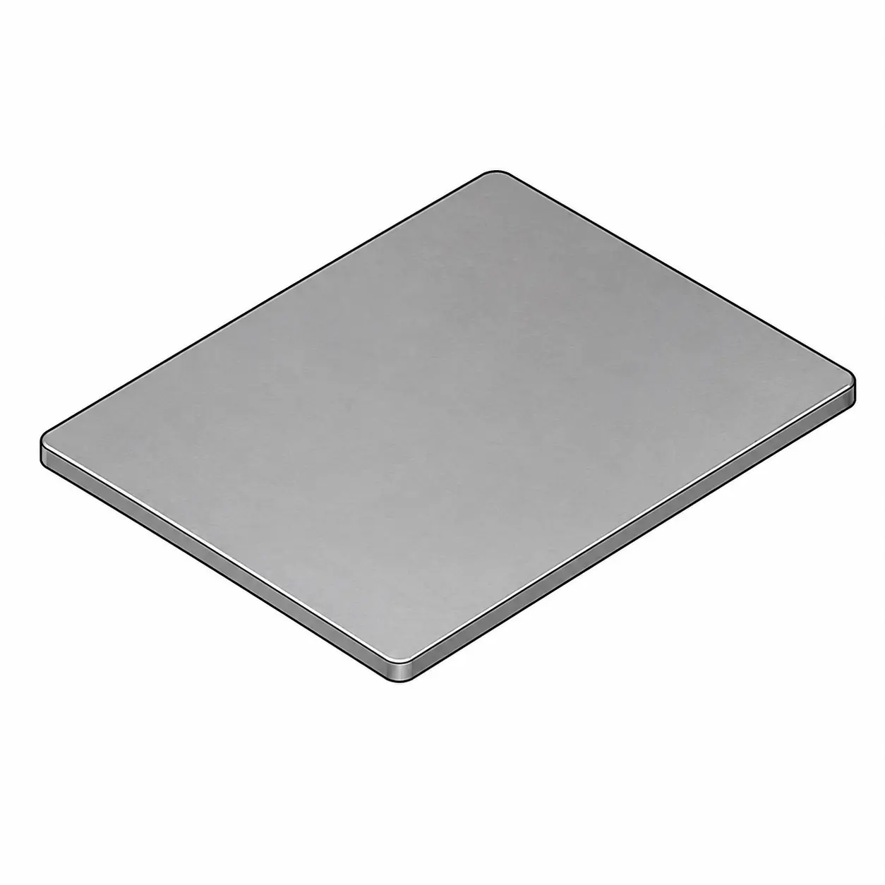 Flat sheet metal blank