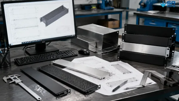 custom OEM 19 inch rack blanking panel design prototype production process