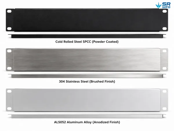 cold rolled steel stainless steel aluminum alloy rack blanking panel material comparison