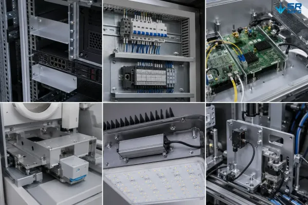 Applications of sheet metal parts with self-clinching fasteners across multiple industries