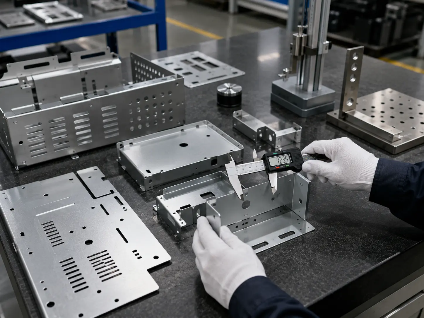 Incoming parts inspection for assembly