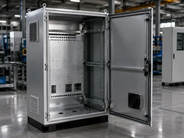 Assembled sheet metal enclosure for industrial equipment applications