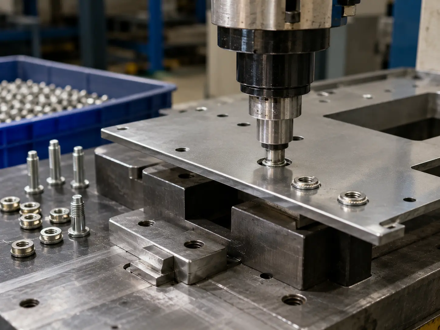 Self-clinching PEM fasteners for sheet metal assembly