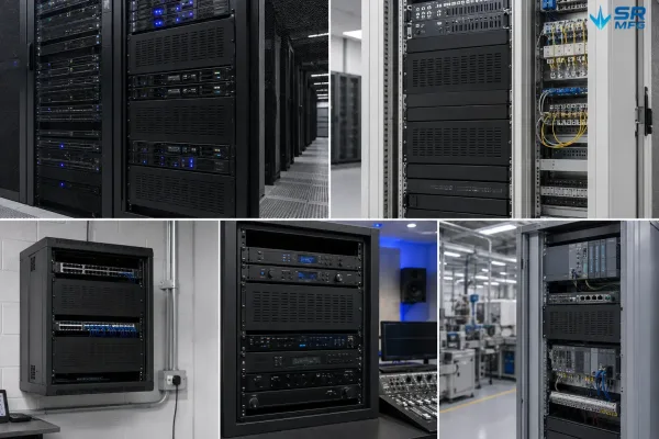 4U rack blanking panel applications in data centers telecommunications and industrial cabinets