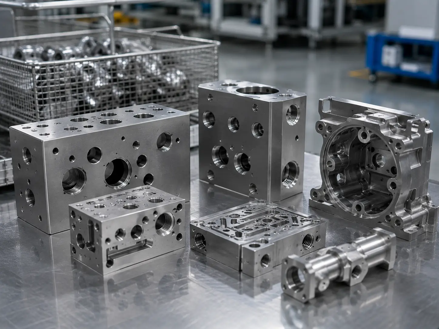 Ultrasonic cleaning for metal parts with complex cavities and internal passages