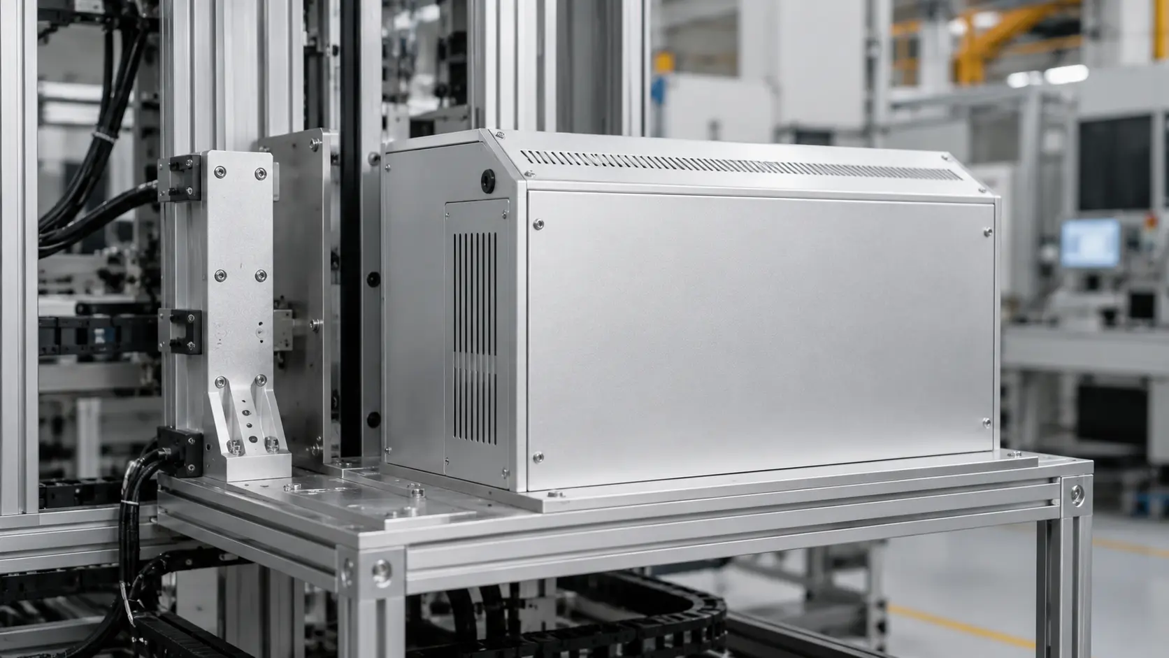 Anodized aluminum sheet metal parts for industrial OEM applications