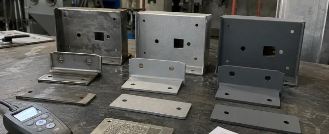 Epoxy primer applied to carbon steel sheet metal after surface preparation