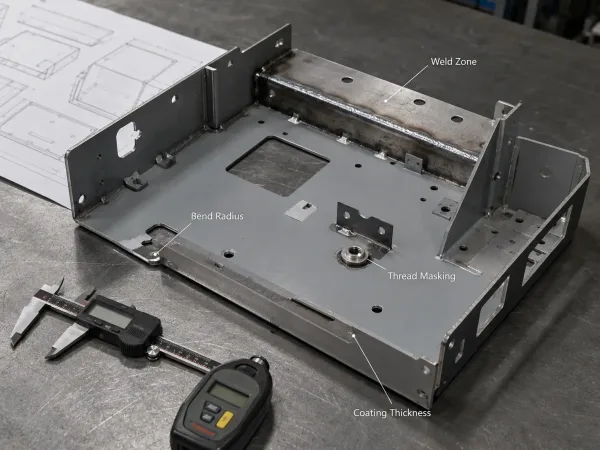 Epoxy primer effects on welding bending threads and dimensions in sheet metal manufacturing