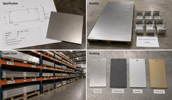 Factors affecting material availability in custom manufacturing