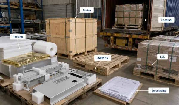 Hidden export and logistics costs for sheet metal shipments