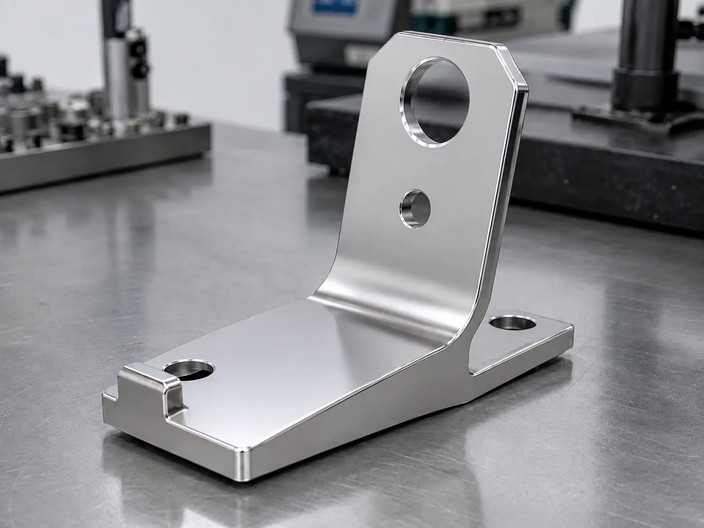 Plated metal part with bright decorative finish