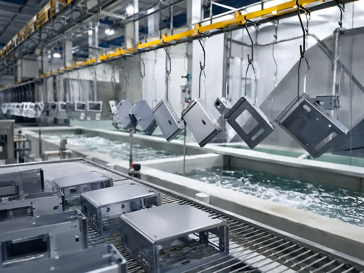 Powder coating pretreatment process