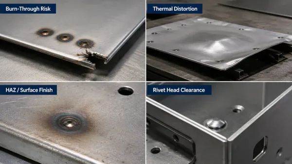 Hidden cost factors in spot welding and riveting for sheet metal parts