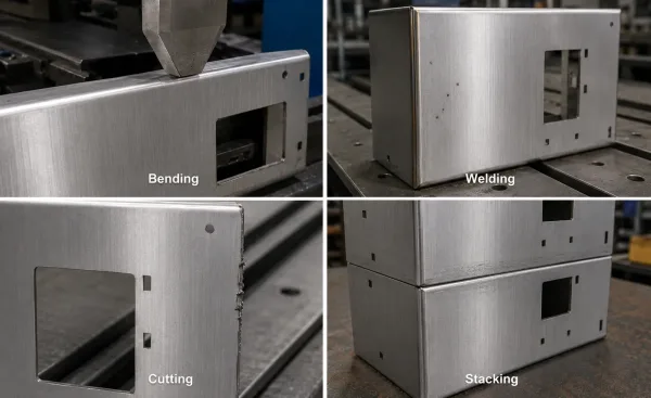 Common scratch risks during sheet metal fabrication