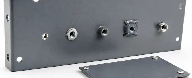 Threaded hole methods for thin sheet metal panels