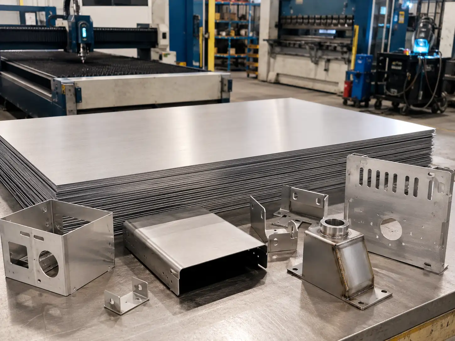 304 Stainless Steel for Sheet Metal Fabrication 304 stainless steel sheet and fabricated parts used in general-purpose sheet metal fabrication