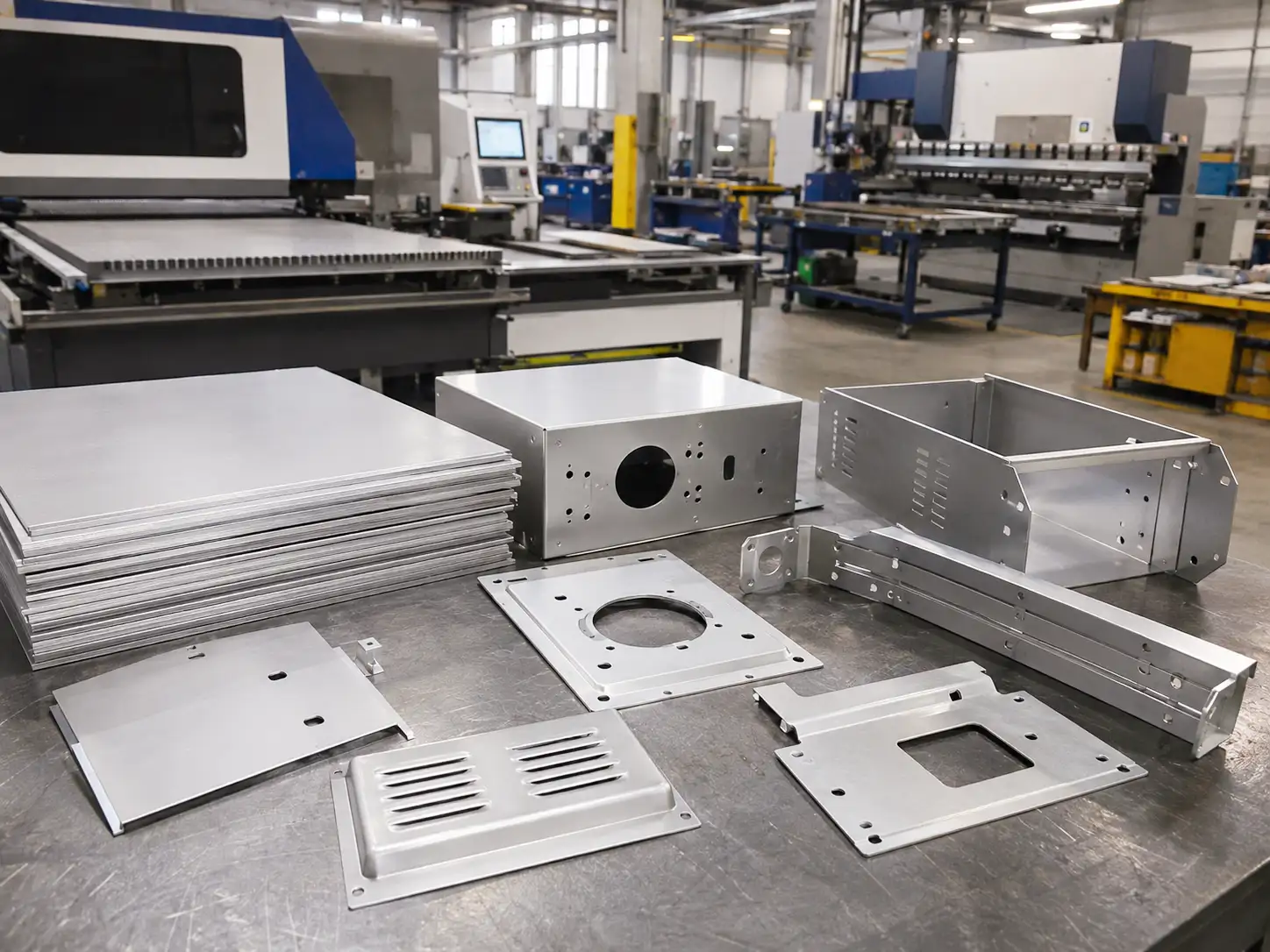 AA3003 Aluminum for General Sheet Metal Fabrication AA3003 aluminum sheet and fabricated parts used for general forming and sheet metal fabrication