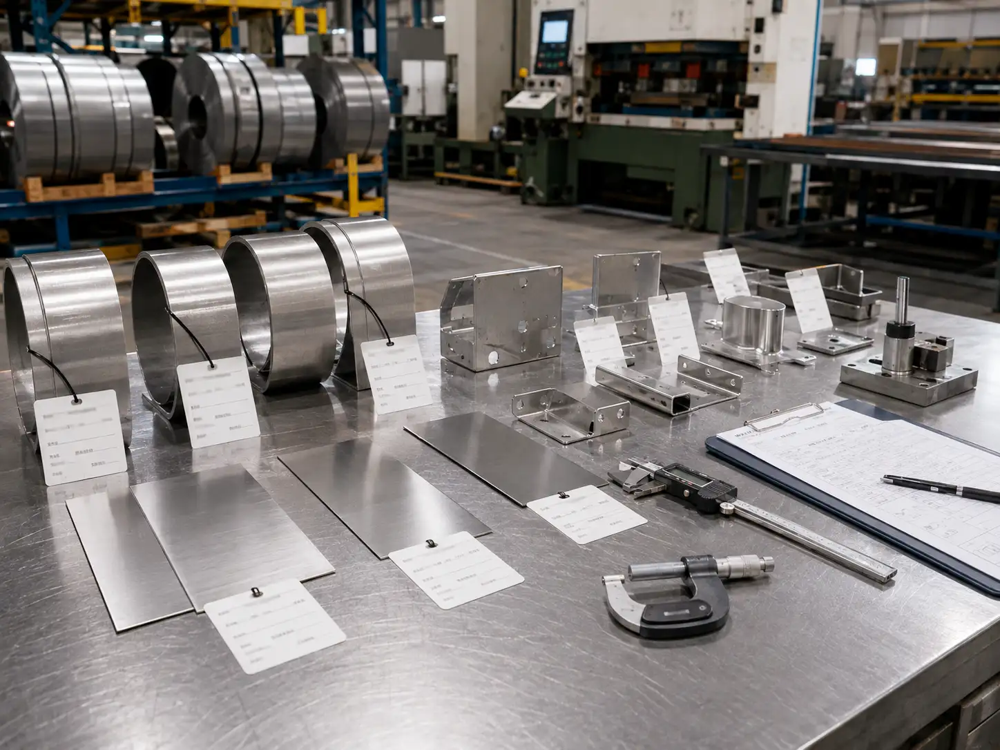 Batch-to-Batch Consistency Control for SUS301 Incoming material verification and first-article inspection for SUS301 batch consistency