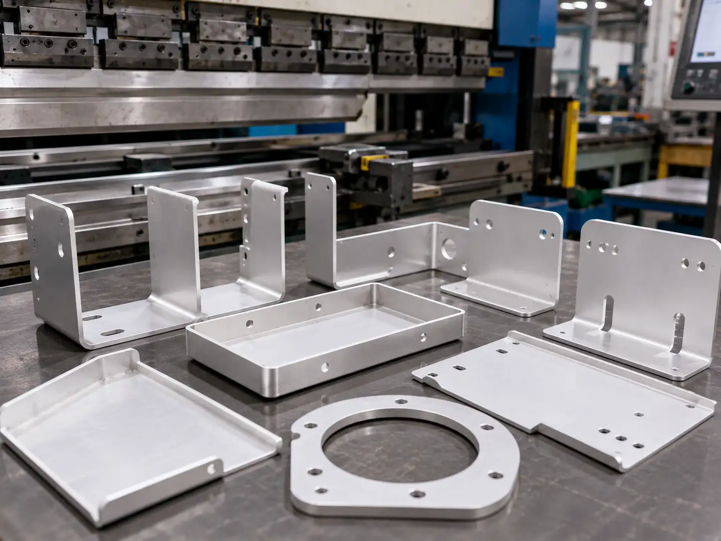 Bending and Flanging Performance of AA 1060 and AA 1100 AA 1060 and AA 1100 aluminum sheet parts showing bending and flanging performance