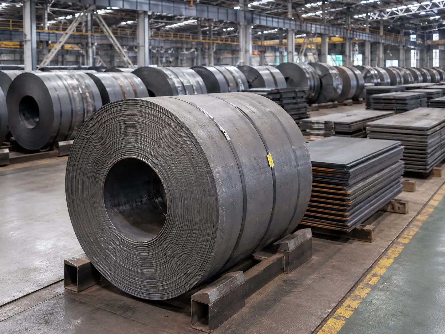 Cold-Rolled Steel Raw Material Costs Steel coils and sheet stock representing raw material costs for cold-rolled carbon steel production