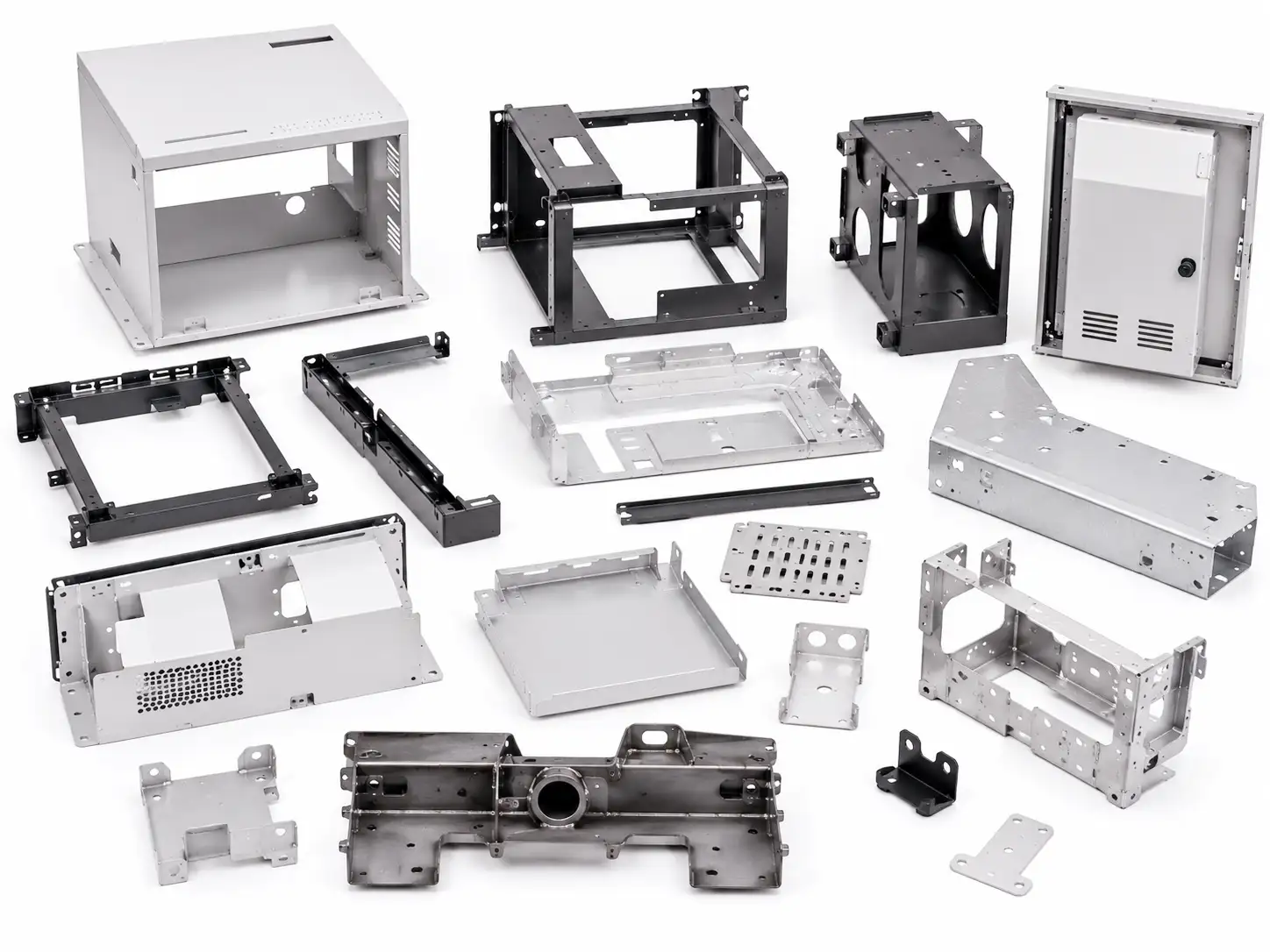 Custom structural sheet metal parts, welded frames and assemblies for outdoor equipment