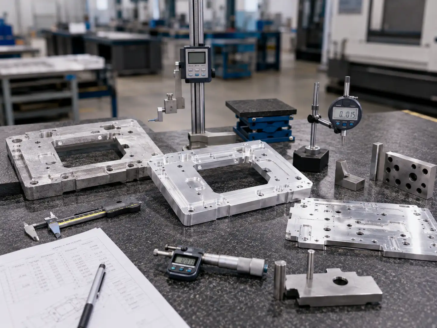 Dimensional Stability Control for AA 7075-T6 Precision inspection of AA 7075-T6 machined parts for dimensional stability after heat treatment