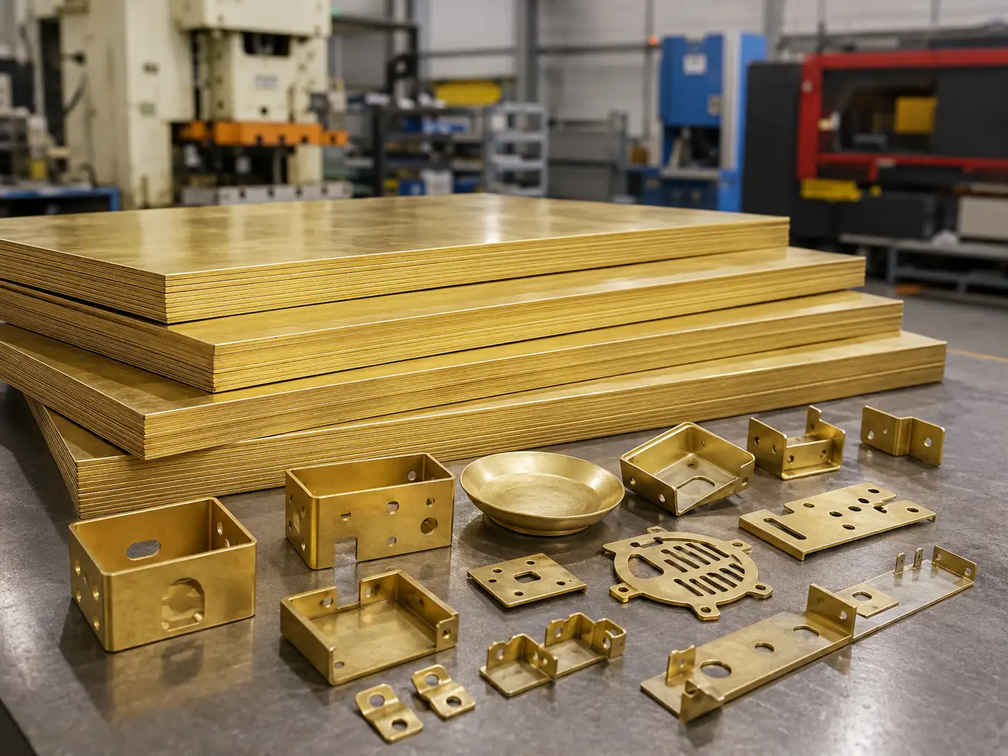 H68 and H70 Brass for Sheet Metal Fabrication H68 and H70 brass sheet and fabricated parts used in precision sheet metal fabrication