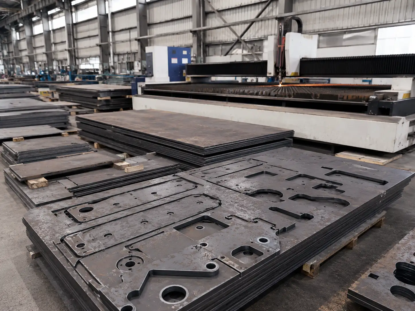 Hot-Rolled Carbon Steel for Sheet Metal Fabrication Hot-rolled carbon steel sheet prepared for laser cutting and structural sheet metal fabrication