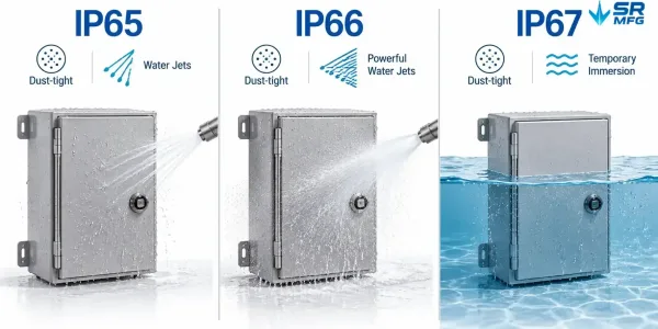 IP65/IP66/IP67-Schutzvergleich für Solar-Combiner-Box-Gehäuse
