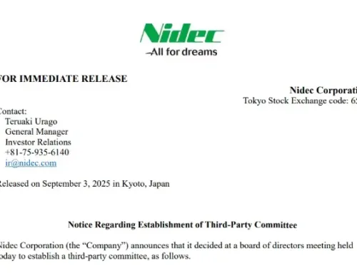 Nidec Scandal Deepens: 844 Misconduct Cases, Accounting Probe and Governance Questions