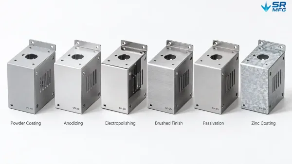 Surface finish options for custom laboratory instrument enclosures