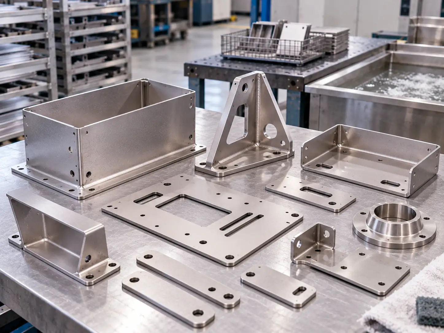 Surface Treatment and Cleaning of Ti31 Titanium Parts Cleaned and surface-finished Ti31 titanium alloy parts showing contamination control and consistent surface quality