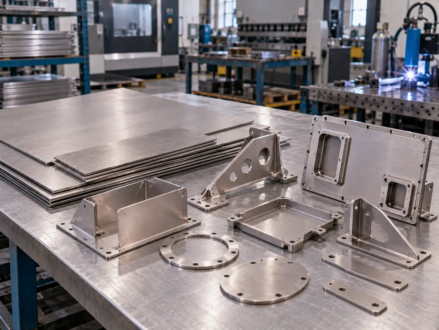 Ti31 Near-Alpha Titanium Alloy for Marine Metal Fabrication Ti31 near-alpha titanium alloy sheet and fabricated structural parts for corrosion-resistant marine metal fabrication