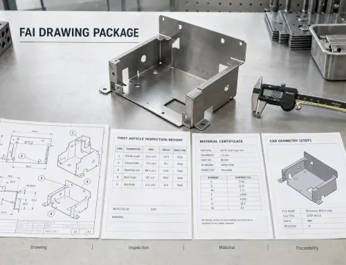 Complete FAI Drawing Package for Sheet Metal Parts: Overseas Supplier Checklist
