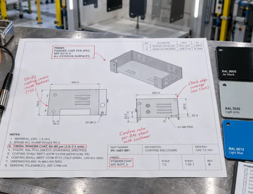 How to Review Powder Coating Callouts Before Outsourcing Sheet Metal Parts