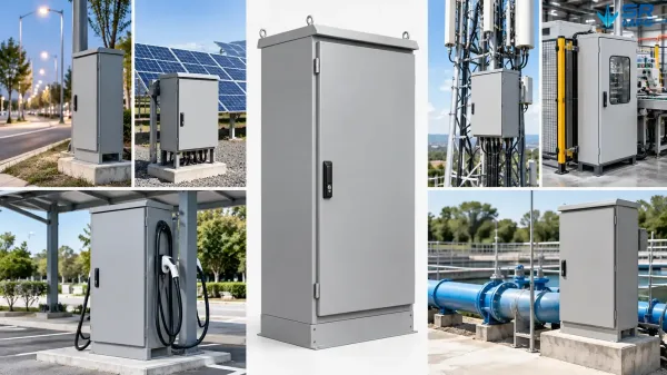 Outdoor electrical enclosures used in lighting, solar, telecom, industrial automation, EV charging, and utility infrastructure
