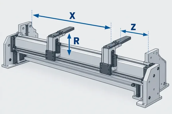 Comparison of systematic offset and random scatter in bent flange lengths