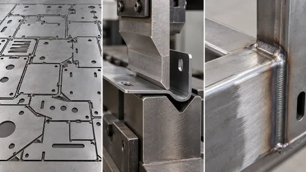 Diagram listing the cost items included in ready-to-assemble total cost for fabrication and die casting